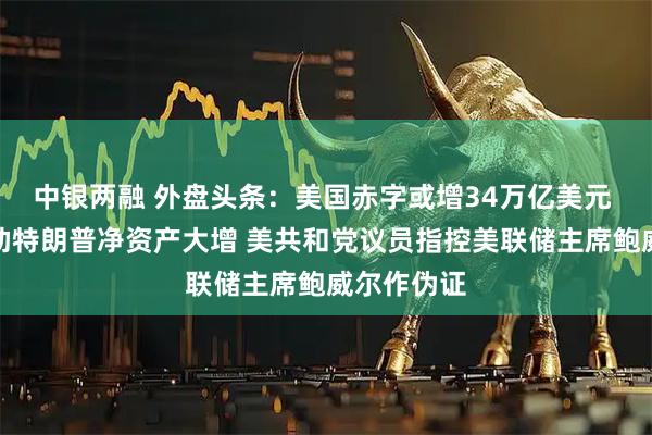 中银两融 外盘头条：美国赤字或增34万亿美元 加密货币助特朗普净资产大增 美共和党议员指控美联储主席鲍威尔作伪证
